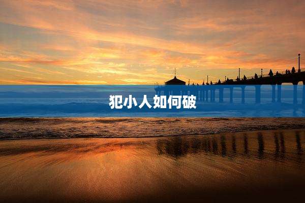 犯小人如何破