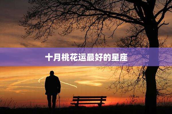 十月桃花运最好的星座