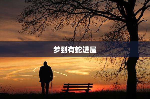 梦到有蛇进屋