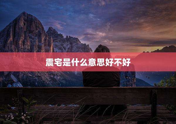 震宅是什么意思好不好