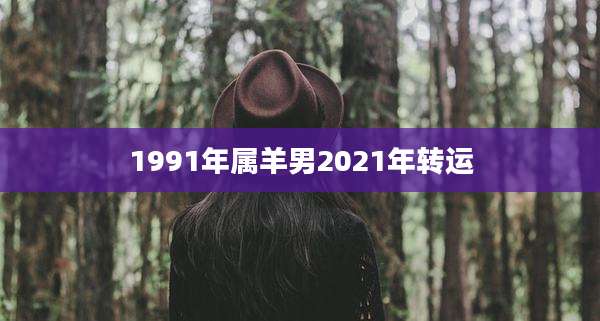 1991年属羊男2021年转运