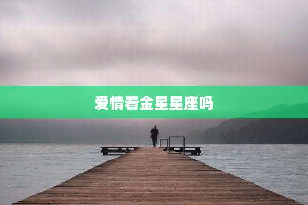 爱情看金星星座吗