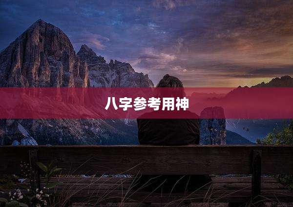 八字参考用神