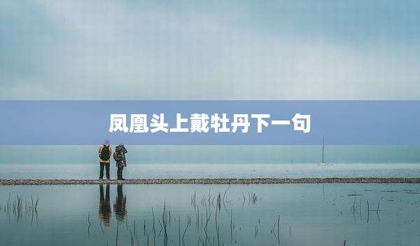 凤凰头上戴牡丹下一句