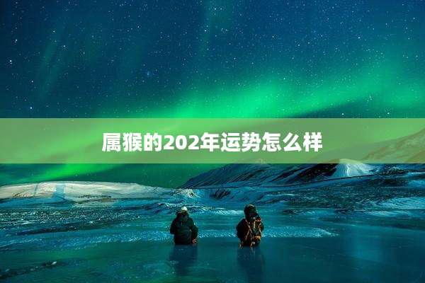 属猴的202年运势怎么样