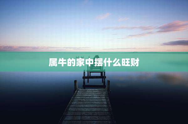 属牛的家中摆什么旺财