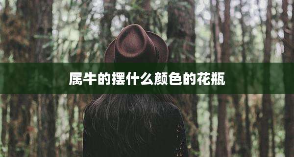 属牛的摆什么颜色的花瓶