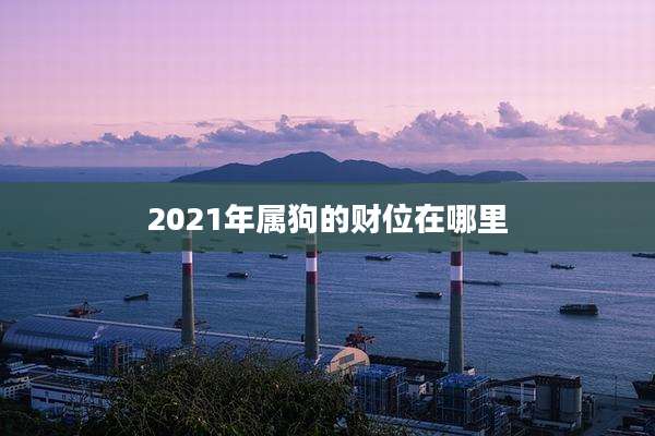 2021年属狗的财位在哪里