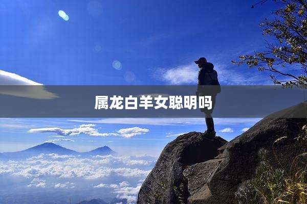 属龙白羊女聪明吗