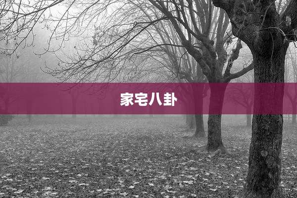 家宅八卦