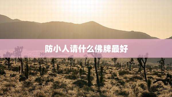防小人请什么佛牌最好