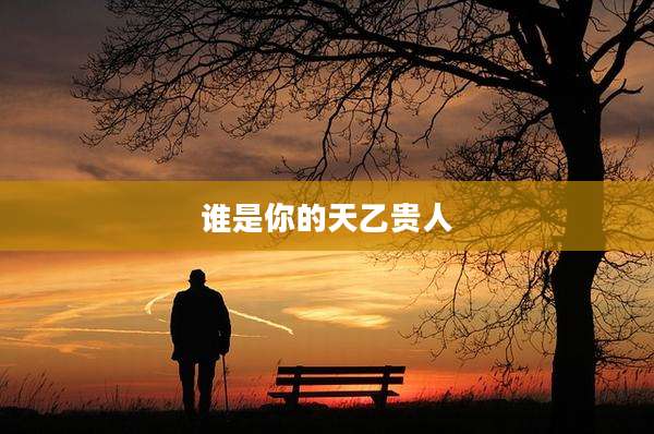 谁是你的天乙贵人