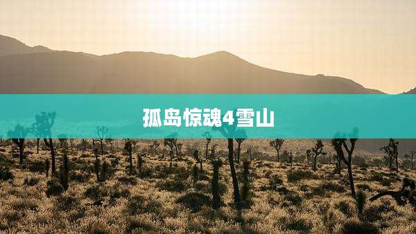 孤岛惊魂4雪山