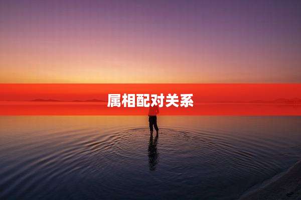 属相配对关系