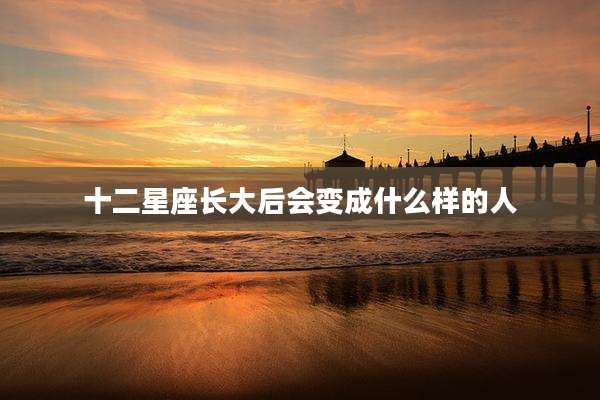 十二星座长大后会变成什么样的人