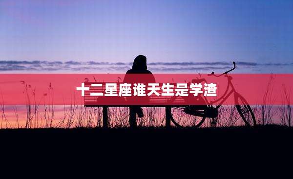 十二星座谁天生是学渣