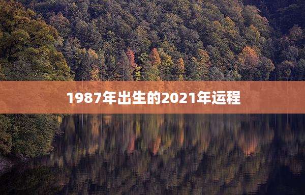 1987年出生的2021年运程