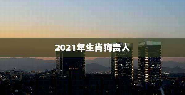 2021年生肖狗贵人