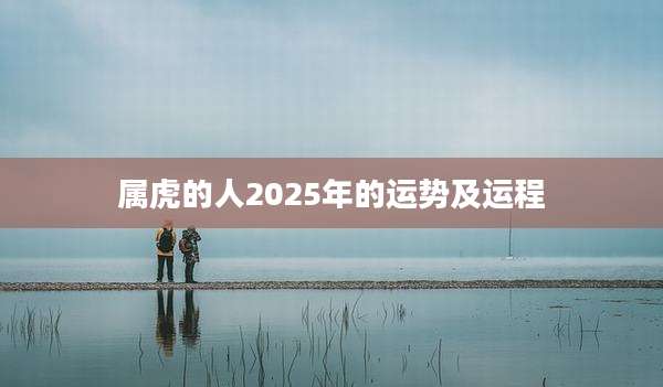属虎的人2025年的运势及运程