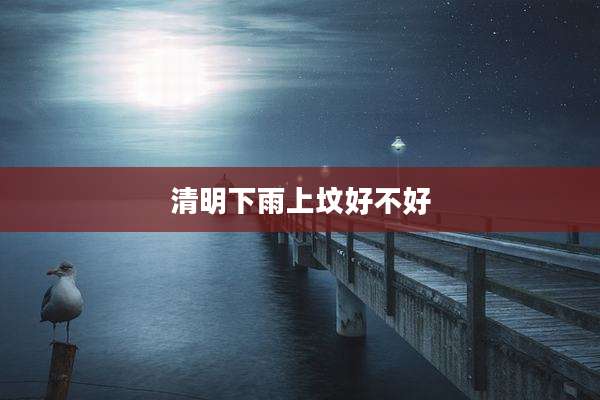 清明下雨上坟好不好