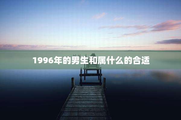 1996年的男生和属什么的合适
