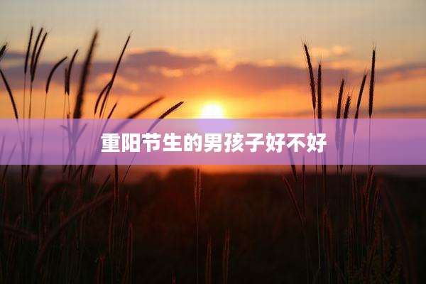 重阳节生的男孩子好不好