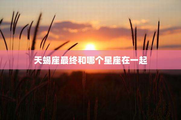 天蝎座最终和哪个星座在一起
