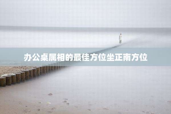 办公桌属相的最佳方位坐正南方位