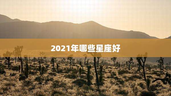 2021年哪些星座好
