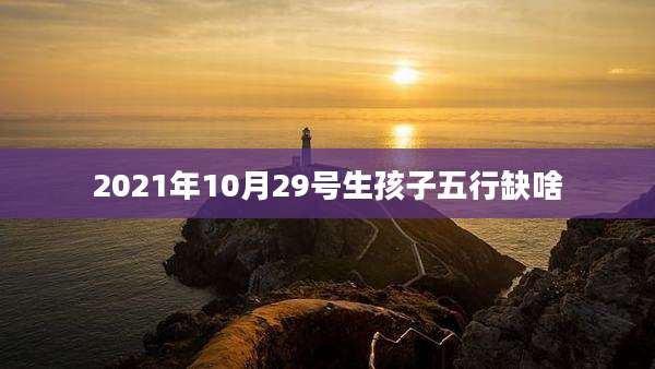 2021年10月29号生孩子五行缺啥