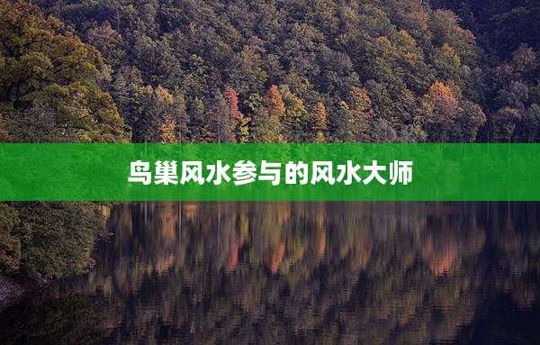 鸟巢风水参与的风水大师