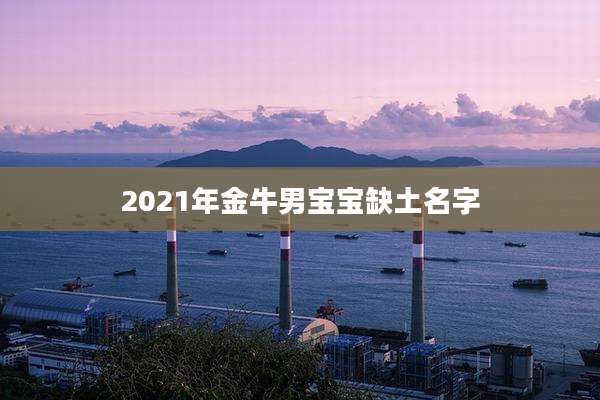2021年金牛男宝宝缺土名字