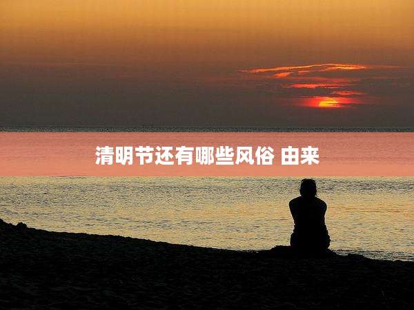 清明节还有哪些风俗 由来