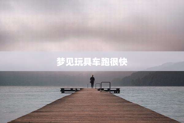 梦见玩具车跑很快