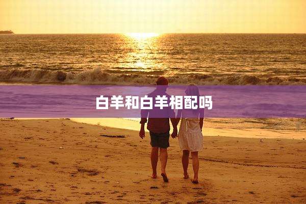 白羊和白羊相配吗