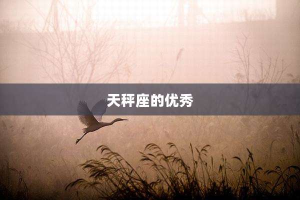 天秤座的优秀