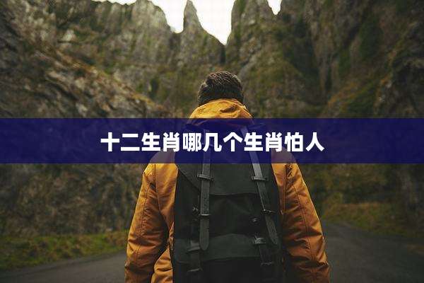 十二生肖哪几个生肖怕人