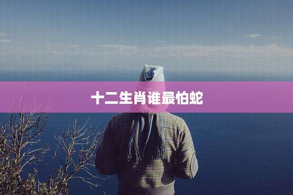 十二生肖谁最怕蛇