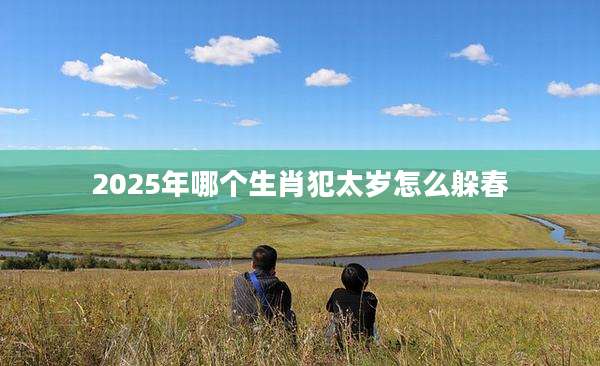 2025年哪个生肖犯太岁怎么躲春