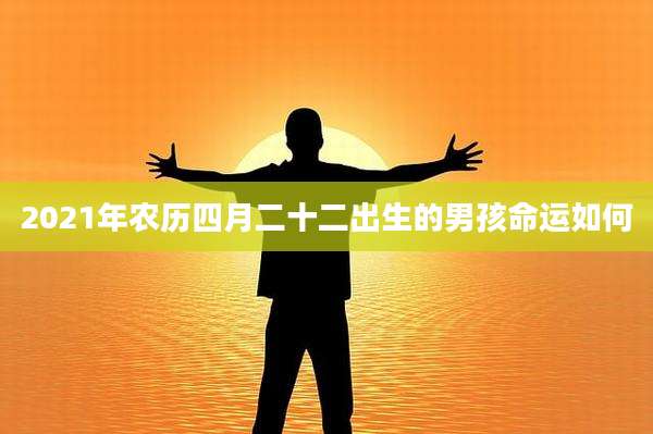 2021年农历四月二十二出生的男孩命运如何