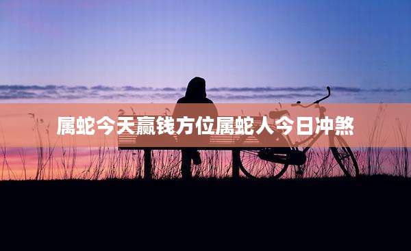 属蛇今天赢钱方位属蛇人今日冲煞