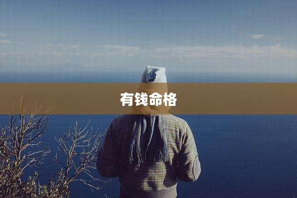 有钱命格