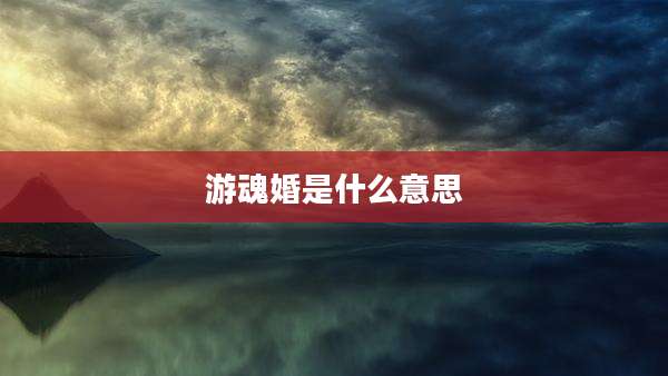 游魂婚是什么意思