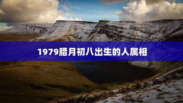 1979腊月初八出生的人属相