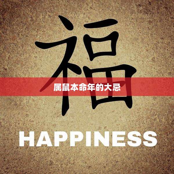 属鼠本命年的大忌