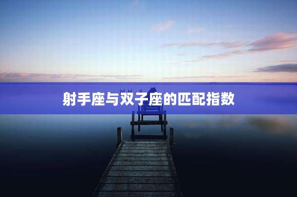 射手座与双子座的匹配指数