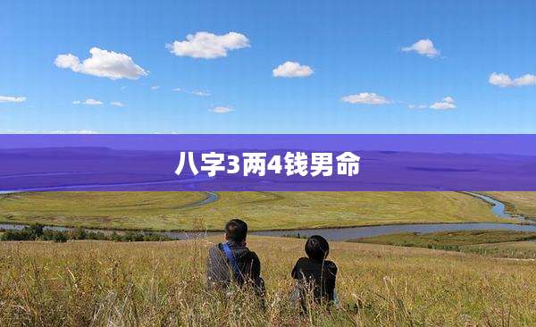 八字3两4钱男命