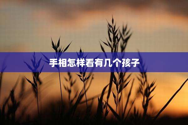 手相怎样看有几个孩子
