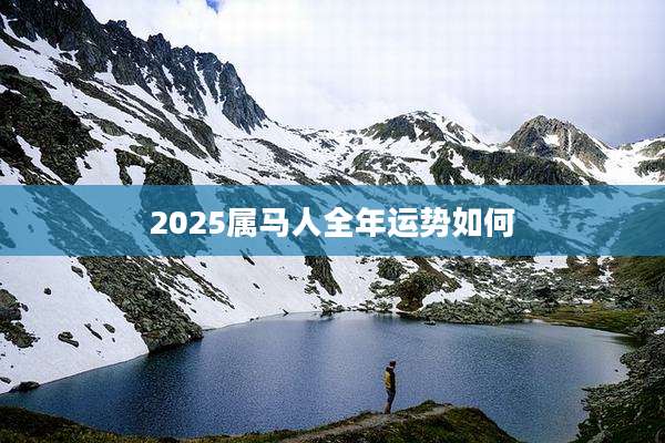 2025属马人全年运势如何