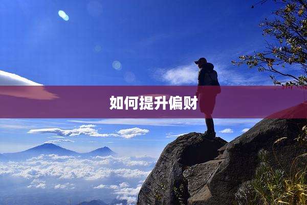 如何提升偏财